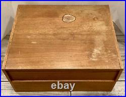 Vintage Elac Miracord 50H Turntable Record Player with Wooden Case