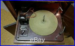 Vintage Firestone Console Radio Record Player Receiver 4-A-15