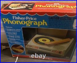Vintage Fisher-Price Phonograph Record Player 1979 Working Condition
