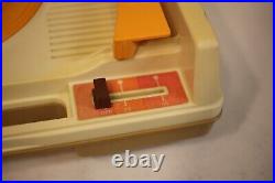 Vintage Fisher Price Portable Phonograph Record Player WORKS 1978 #825 With Box