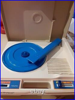 Vintage Fisher Price Portable Phonograph Record Player Works 1978 #825