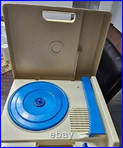 Vintage Fisher Price Portable Phonograph Record Player Works 1978 #825 Exc. Cond