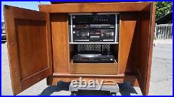 Vintage Fisher Standard Entertainment Stereo Console L 37 x D 16.5 x H 34