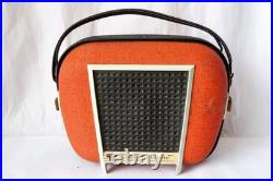 Vintage Franch Teppaz Tourist Record Player Electric/battery Rare Find