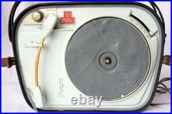 Vintage Franch Teppaz Tourist Record Player Electric/battery Rare Find