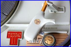 Vintage Franch Teppaz Tourist Record Player Electric/battery Rare Find