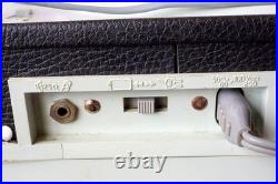 Vintage Franch Teppaz Tourist Record Player Electric/battery Rare Find