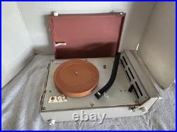 Vintage Fujiya 6 Transistor Radio Phonograph Record Player UNTESTED JAPAN