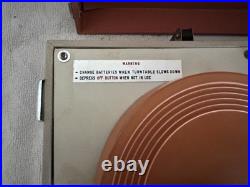 Vintage Fujiya 6 Transistor Radio Phonograph Record Player UNTESTED JAPAN