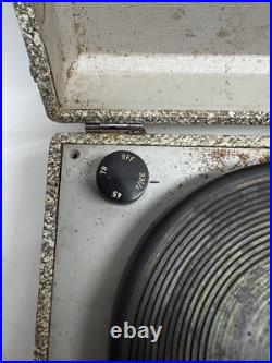 Vintage Fujiya AM FM Transistor Radio Phonograph Record Player UNTESTED JAPAN