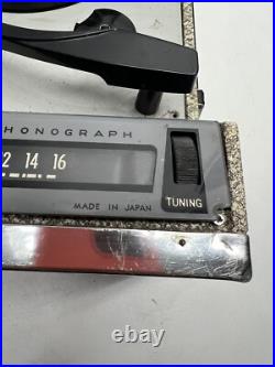 Vintage Fujiya AM FM Transistor Radio Phonograph Record Player UNTESTED JAPAN