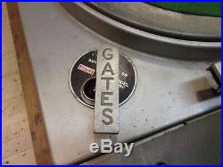 Vintage GATES CB11 Transcription Turntable Record Player Rare! Gray Tone Arm