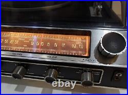Vintage GE SC3211A Turntable Record Player 8 Track AM/FM receiver tested stereo
