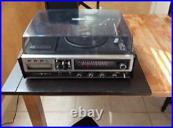 Vintage GE Stereo Music System 8-track Record Player Turntable SC3300B