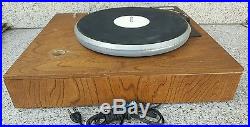 Vintage GRAY HSK-33 Turntable Record Player LP FOR Repair/Part ESL SHURE