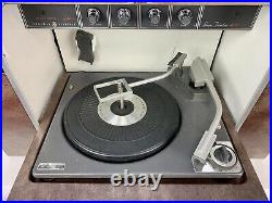 Vintage General Electric Super Trimline Stereo 400 Vinyl Record Player. AS IS