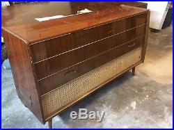 Vintage Grundig Wood Stereo Console Record Player West Germany Furniture Audio 1