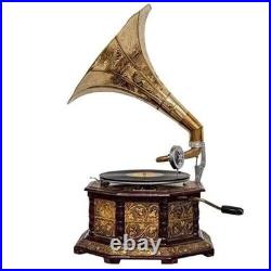 Vintage HMV Gramophone Fully Functional Working Phonograph, win-up record player