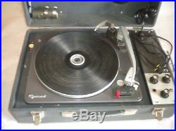 Vintage Hi-Fi record player Valve amp with Garrard Laboratory series turntable