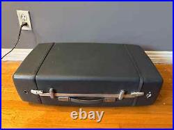 Vintage KLH Model Eleven Portable Suitcase Phonograph Record Player GREY Vintage KLH Model Eleven Portable Suitcase Phonograph Record Player GREY