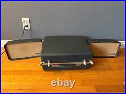 Vintage KLH Model Eleven Portable Suitcase Phonograph Record Player GREY Vintage KLH Model Eleven Portable Suitcase Phonograph Record Player GREY