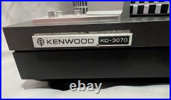 Vintage Kenwood KD-3070 Direct Drive Turntable Record Player Tested & WORKS