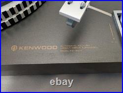 Vintage Kenwood KD-3070 Direct Drive Turntable Record Player Tested & WORKS