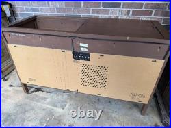 Vintage MCM 1970s Sylvania Solid State FM/AM Stereo Record Player Console NICE