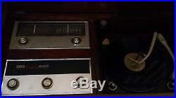 Vintage MID Century Zenith Console Stereo Record Player Radio