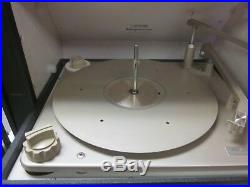 Vintage Magnavox Portable Solid State Stereo Record Player Phono Works