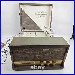 Vintage Magnavox Stereo Micromatic Turntable Portable Record Player Tested