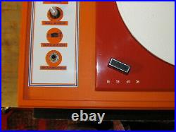 Vintage Mod Voice of Music VM 346-1 Orange Peel Record Player