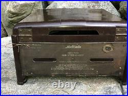 Vintage Motorola Record Player Turntable Bakelite with Radio