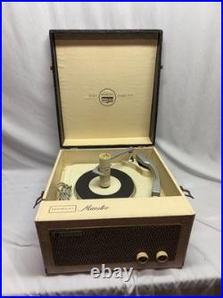 Vintage Original Webcor Maestro LP record Player in case EP1251-1 16 x 15 x 9