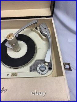 Vintage Original Webcor Maestro LP record Player in case EP1251-1 16 x 15 x 9