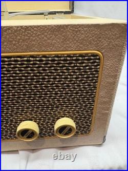 Vintage Original Webcor Maestro LP record Player in case EP1251-1 16 x 15 x 9