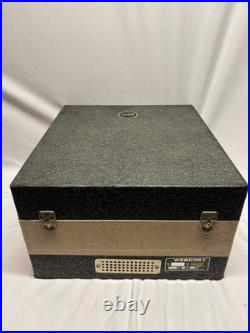 Vintage Original Webcor Maestro LP record Player in case EP1251-1 16 x 15 x 9