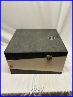 Vintage Original Webcor Maestro LP record Player in case EP1251-1 16 x 15 x 9