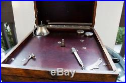 Vintage Outing Talking Machine Hand Crank Portable Phonograph Record Player