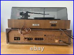 Vintage Panasonic RD-7673 Record Player & RE-7700 Radio Reciever With 2 Speakers