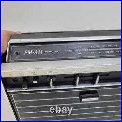 Vintage Panasonic SG-515 Portable AM/FM Radio & Record Player Boombox Working