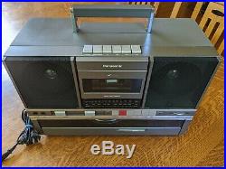 Vintage Panasonic SG-J500 Radio Cassette & Turn Table Ghetto Blaster Super Clean