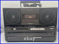 Vintage Panasonic SG-J555 Stereo System AM/FM, Cassette, Record Player Combo Vintage Panasonic SG-J555 Stereo System AM/FM, Cassette, Record Player Combo