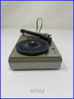 Vintage Philco Ford Portable 45 RPM Vinyl Record Player Turns On & Spins