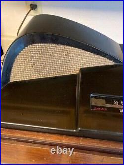 Vintage Philco Radio Phonograph Record Player. 49-1401. Working