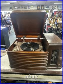 Vintage Philco Tube Radio Phonograph Model 48-1256 with record player Wood Case Vintage Philco Tube Radio Phonograph Model 48-1256 with record player Wood Case