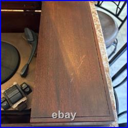 Vintage Philco Tube Radio Phonograph Model 49-1405 with record player Wood Case