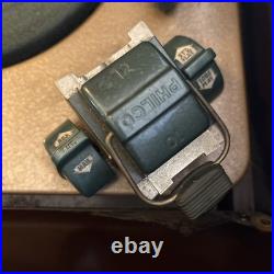 Vintage Philco Tube Radio Phonograph Model 49-1405 with record player Wood Case