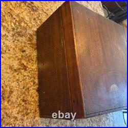 Vintage Philco Tube Radio Phonograph Model 49-1405 with record player Wood Case