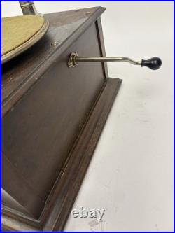 Vintage Phonograph Turntable Record Player Silvertone Thomas Edison Pahe